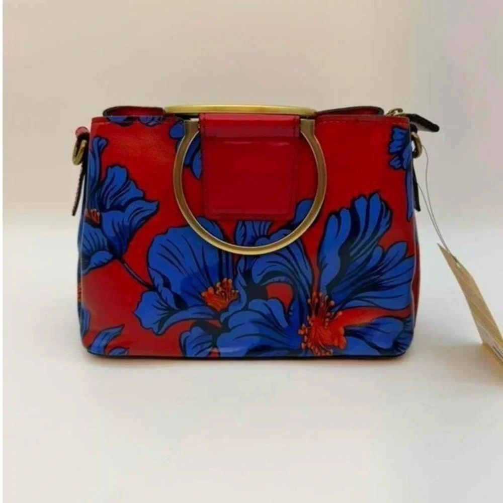 Patricia Nash Leather Floral Crossbody Bag - Vintage‎ Tooled Botanical - NWT